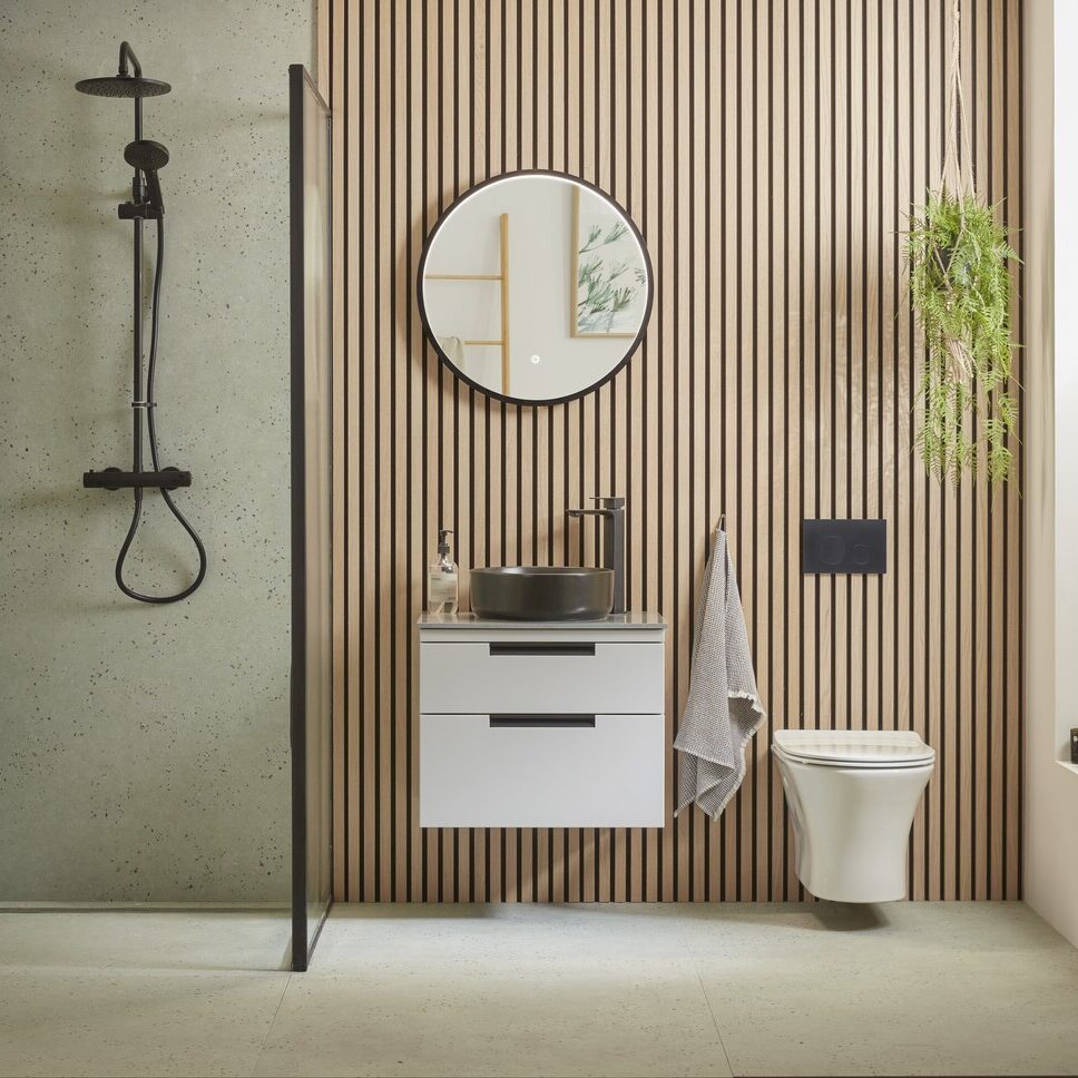 r2-platform-600-wm-gloss-white-unit-with-black-vessel-basin1 r2-platform-600-wm-gloss-white-unit-with-black-vessel-basin1